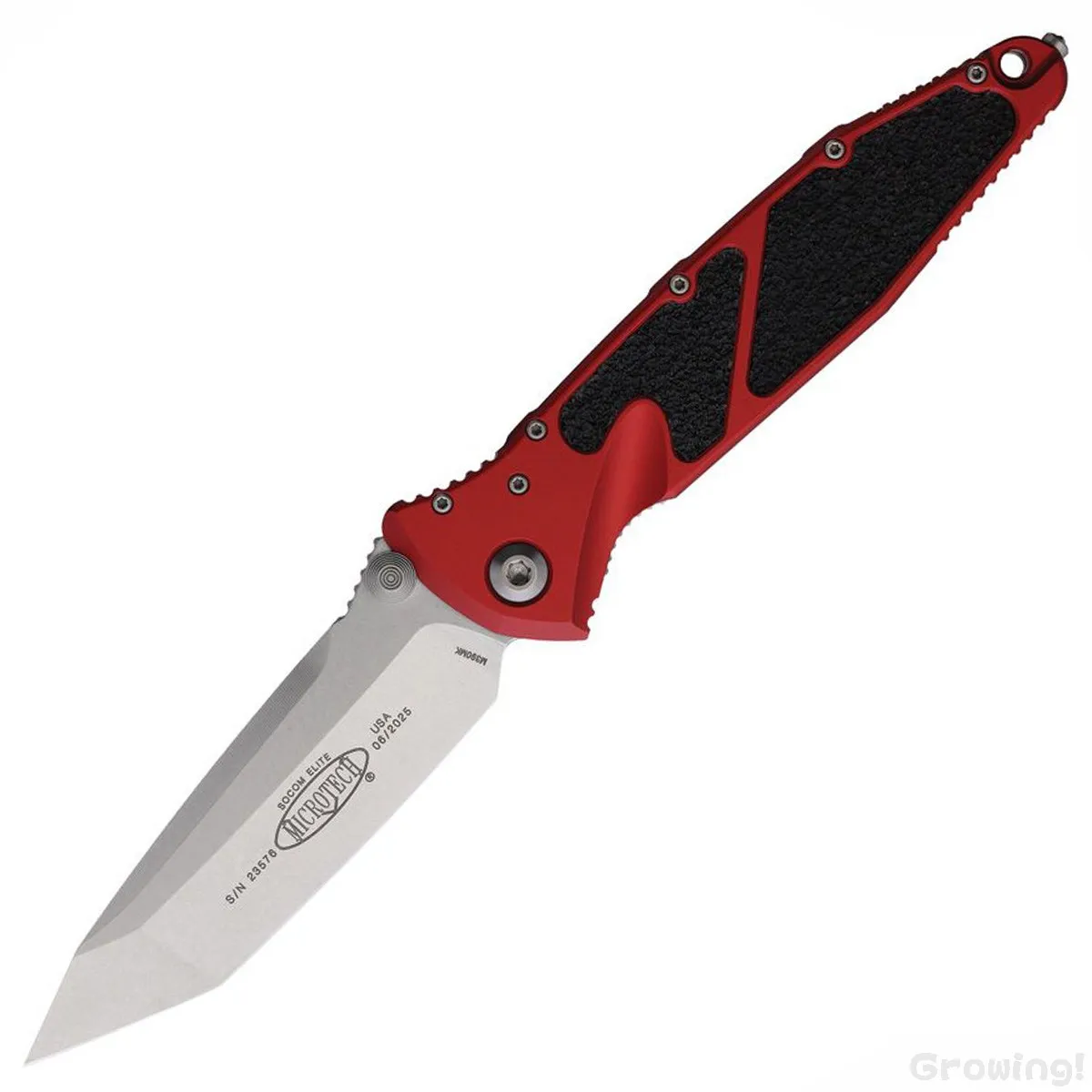Microtech【マイクロテック】■ ソーコム エリート【M390MK】【レッド アルミニウム】SOCOM ELITE  161-10RD 折りたたみ フォルダー アメリカ製 【配送料無料】