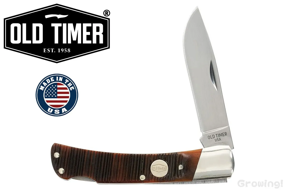 SCHRADE【シュレード】■ 「OLD TIMER」ジェネレーショナル BRUIN フォルダー  5OTG【1095】【ボーン】折りたたみ アメリカ製