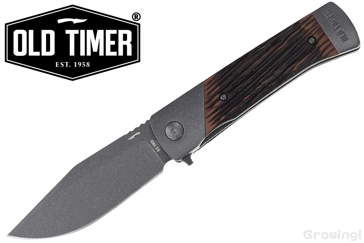 SCHRADE【シュレード】■ 「OLD TIMER」フォルダー【ステンレス】【ラグジュウッド】折りたたみナイフ