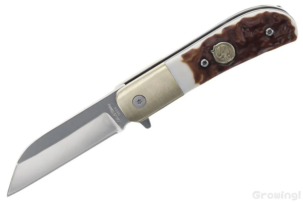 SCHRADE【シュレード】■ 「アンクル ヘンリー」バーロー【7Cr17MoV】【スタッグロン】Barlow 折りたたみ キャンプにも