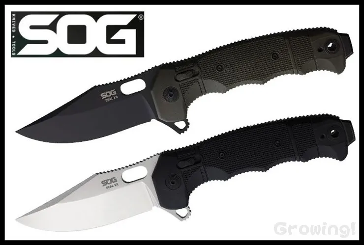 SOG【ソグ】■ SEAL XR 【CPM-S35VN】【XRロック】【GRN】折りたたみ アメリカ製 【配送料無料】