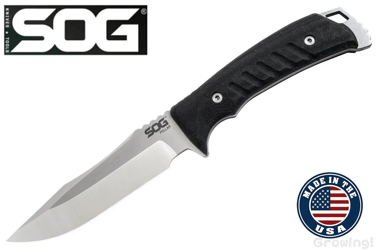 SOG【ソグ】■ ピラー 【CPM-S35VN】【マイカルタ】【カイデックス】PILLAR フィックスド アメリカ製  【配送料無料】