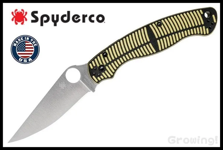 Spyderco【スパイダルコ】■ ミリタリー2 ソルト 【CPM-MAGNACUT】【コンプレッション】【G-10】MILITARY 2 C36GMCBKP2 折りたたみ アメリカ製 【配送料無料】