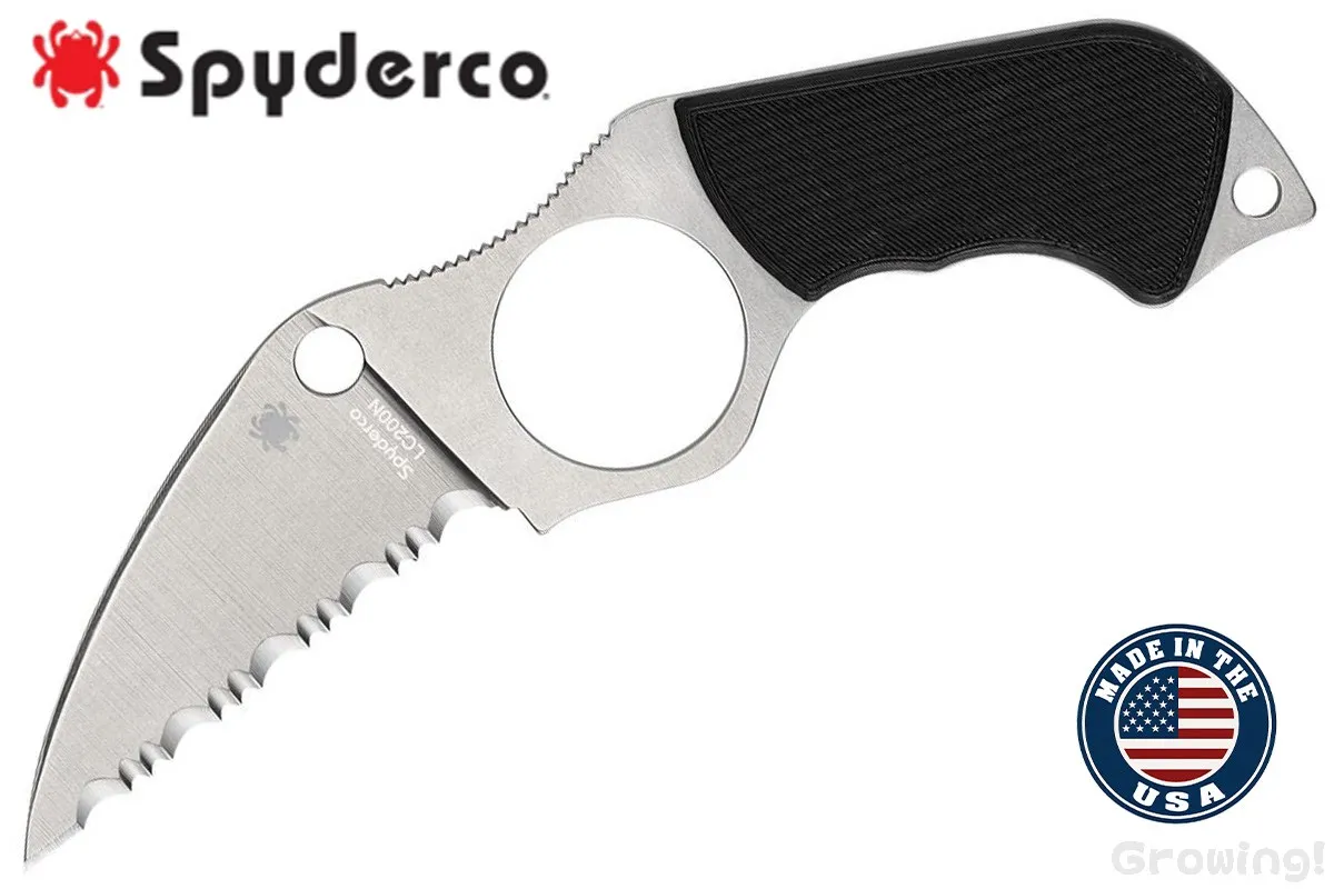 Spyderco【スパイダルコ】■ スウィック 5【LC200N】【G-10】Swick FB14S5 フィックスド 錆びない アメリカ製 【配送料無料】