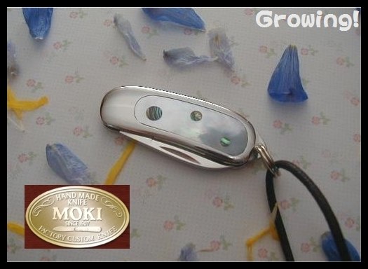 MOKI KNIFE【モキ ナイフ】■ ミニペンダント しずく【白蝶貝&あわび】 ■TS-107 日本製 【配送料無料】 【ポイント7％】