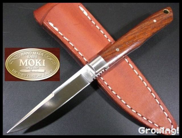 ファッションの ナイフショップ グローイング！□MOKI KNIFE【モキ ナイフ ハンティングナイフ、狩猟刀