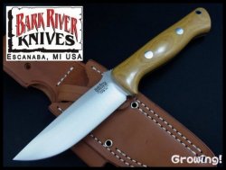 ナイフショップ グローイング Bark River Knives バークリバー ナイブス ブラボー1 Lt Cpm 3v ナチュラル マイカルタ Bravo 1lt