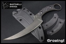 Bastinelli 【バスティネリ】■ 「マコ」 FIXED スカル 【ダークSW】 【N690Co】【G-10】MAKO 【配送料無料】