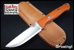BARK RIVER KNIVES【バークリバー・ナイブス】■ 「ブラボー1」 【A-2】【オレンジ バーラップ マイカルタ】 【ブルーライナー】BRAVO1 【配送料無料】