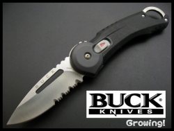 BUCK【バック】ナイフ■ レッドポイント【ブラック】 【420HC】【セーフスピン】【ラバー】Redpoint 【廃番】