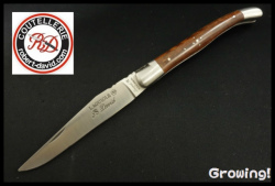 ナイフショップ グローイング ラギオール 折りたたみナイフ 装飾 12c27 スネークウッド Laguiole