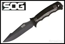 SOG【ソグ】■ SEAL Strike デラックス【AUS-8】【GRN】【DXシース(ブラック）】【ファイヤースターター】【シャープナー】シール ストライク コンバット フィックスド