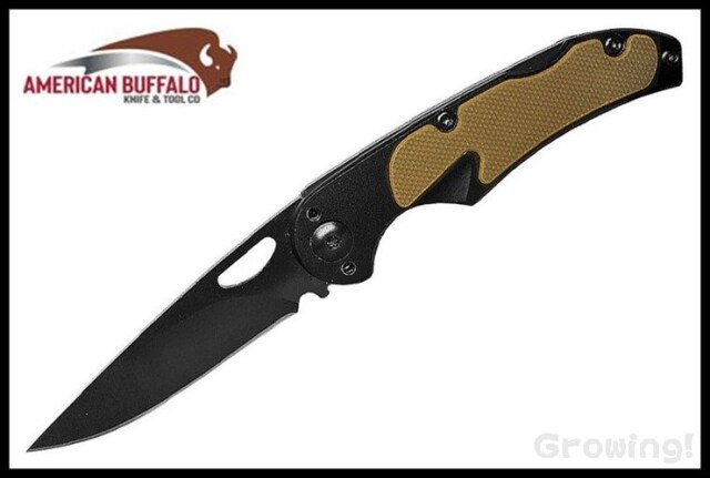 ナイフショップ グローイング！□ABKT Tac□ プレデター タン 【D2