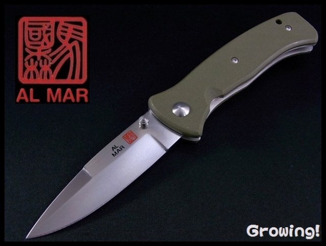 krabbe Gør gulvet rent Læsbarhed ナイフショップ グローイング！□AL MAR【アルマー】□ Mini SERE 2000 【VG-10】【G-10】【ODグリーン】 【限定商品】