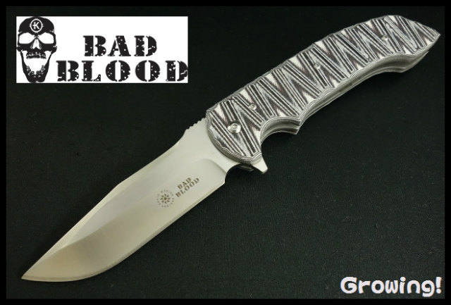 MOKI モキ　ナイフ　ブロッサム／MK-502 黄蝶貝 ナイフショップ グローイング！□MOKI KNIFE【モキ ナイフ