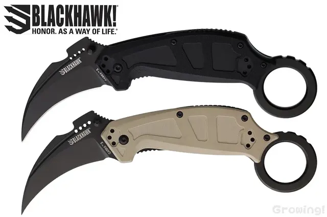 BLACKHAWK【ブラックホーク】■ 「ガラ3」 カランビット フォルダー【D2】【G-10】【カイデックス】Garra III 折りたたみド