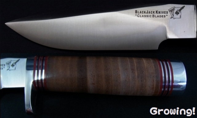 おすすめ！ ブラックジャック社 クラシックブレード M125 サンバースタッグ ナイフショップ グローイング！□BLACKJACK【ブラックジャック