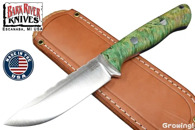 BARK RIVER KNIVES【バークリバー・ナイブス】■ 「ブラボー1」【Cru-Wear】【ファイルワーク】【メープル】 【ブルーライナー】BRAVO 1 フルタング フィックスド アメリカ製 【配送料無料】 【廃番】
