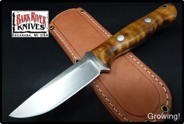 バークリバー ブラボー 1.25 LT 3V Spalted メイプルバール ナイフショップ グローイング！□BARK RIVER KNIVES【バーク
