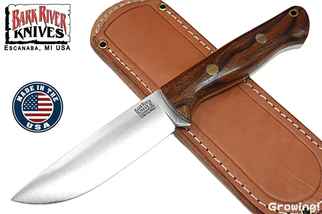 BARK RIVER KNIVES【バークリバー・ナイブス】■ 「ブラボー1」 ランプレス【Cru-Wear】【アイアンウッド】 【ブラスピン】BRAVO 1 フィールドナイフ フィックスド アメリカ製 【配送料無料】 【廃番】