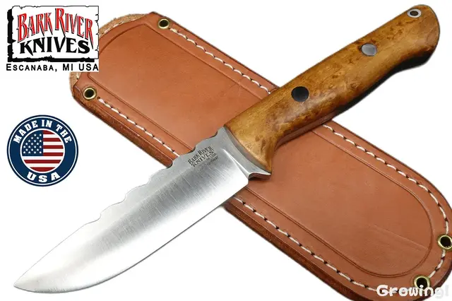 BARK RIVER KNIVES【バークリバー・ナイブス】■ 「ブラボー1」【Cru-Wear】【ファイルワーク】【バーズアイ】 【ブラックライナー】【ブラックピン】BRAVO 1 フルタング フィックスド アメリカ製 【配送料無料】 【廃番】