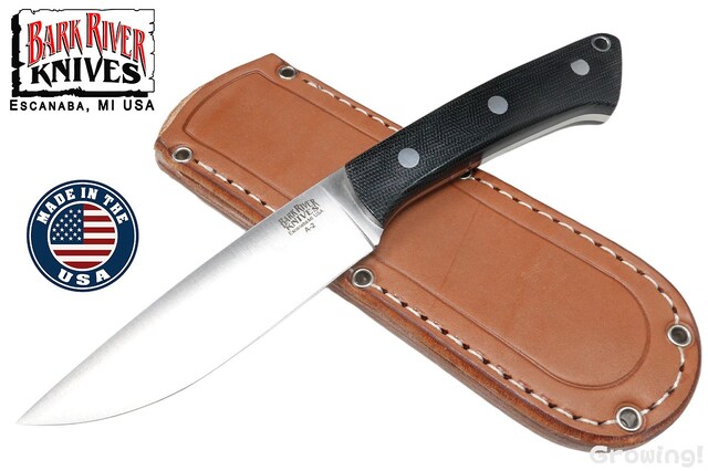 BARK RIVER KNIVES【バークリバー・ナイブス】■ 「フォックス・リバー」【A-2】【ブラック マイカルタ】Fox River フィックスド アメリカ製 【配送料無料】 【廃番】