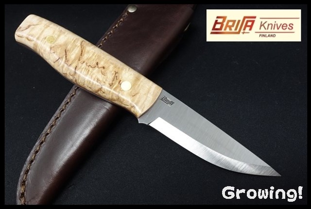 BRISA ブリサ エルバー85 O1 ブッシュクラフトナイフ ナイフショップ グローイング！□BRISA【ブリサ】□ 「エルバー