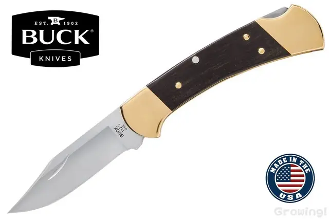 BUCK【バック】ナイフ■ #112 スリム ヘリテイジ エリート レンジャー【MagnaCut】【ブラス】【エボニー】 ニッケルシルバー 112BRS RANGER Slim Heritage Elite 折りたたみ 伝統スタイル アメリカ製 【配送料無料】