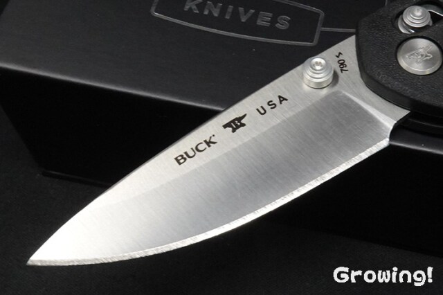 アカシブランド リッピングジャックナイフ クロキンホロ 未使用品 ナイフショップ グローイング！□BUCK【バック】ナイフ□ レンジ プロ