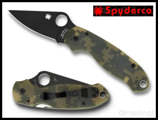ナイフショップ グローイング！□Spyderco【スパイダルコ】□ パラ3  