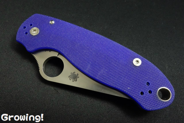 新品‼️スパイダルコ　パラ3 para3ブルー Spyderco Para 3 Compression Lock Folding Knife 2.95