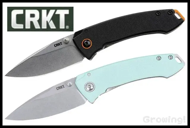 CRKT【コロンビア リバー】■ ツナ コンパクト 【ブラック・アクアブルー】 【8Cr13MoV】【Gー10N】TUNA 折りたたみ 2522