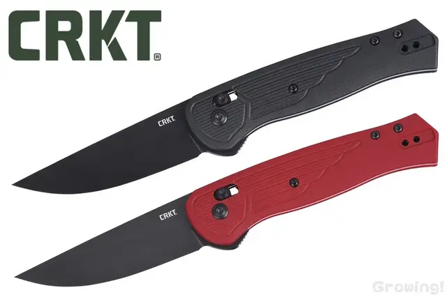 CRKT【コロンビア】■ 「セロ」【ブラック・レッド】 【S35VN】【クロスバーロック】【GRN】Sero 7170 折りたたみ 【配送料無料】