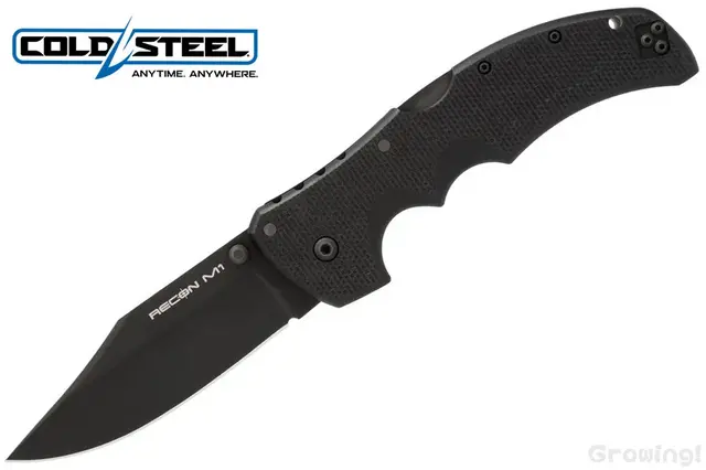 COLD STEEL【コールドスチール】■ リコン M1 ブラック【クリップ】【MagnaCut】【Tri-Adロック】【G-10】RECON 1 CS-27TMC 折りたたみ イタリア製  【配送料無料】