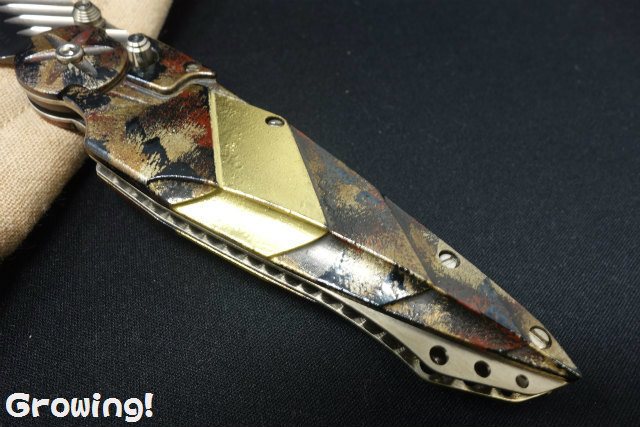 ナイフショップ グローイング！□原 龍一【DEW HARA】□ カブト 兜