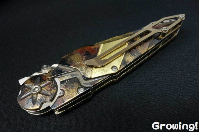 ナイフショップ グローイング！□原 龍一【DEW HARA】□ カブト 兜