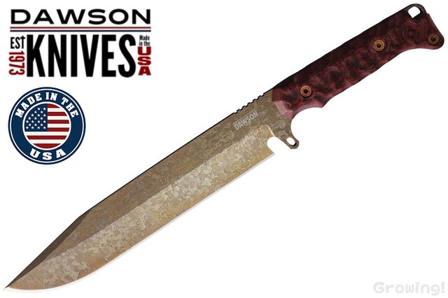 DAWSON 【ドーソン】■ ホールドアウト 【CPM-MagnaCut】【ブラック&レッド G-10】【カイデックス】Holdout フィックスド アメリカ製 【配送料無料】