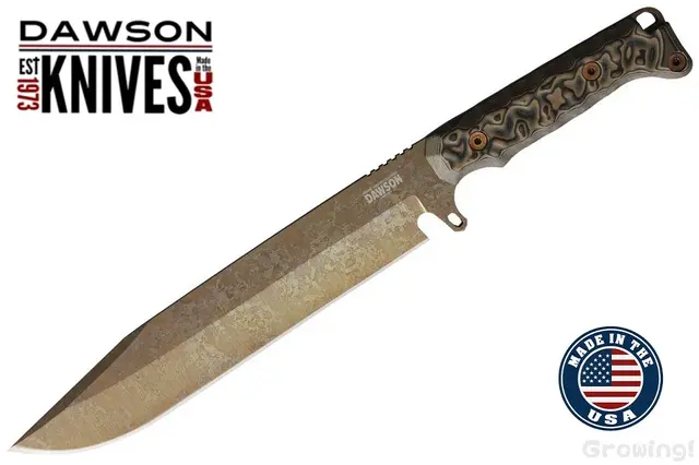 DAWSON 【ドーソン】■ ホールドアウト 【CPM-MagnaCut】【カモG-10】【カイデックス】Holdout フィックスド フルタング アメリカ製 【配送料無料】