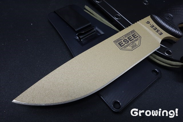 ESEE-6 超高品質 アウトドアナイフ シースナイフ 鋼製 刃厚6mm 薪割り シース付き キャンプ　釣り ハイキング 野外登山 送料無料｜ESEE-6 サバイバルナイフ 1095 ハイカーボンスチール