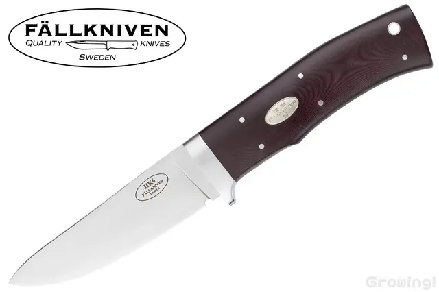 FALLKNIVEN【ファルクニーベン】■ 「HK6」 【カウリYダマスカス】【はまぐり刃】【マルーン マイカルタ】HK6cxLmm フルタング フィックスド 【配送料無料】