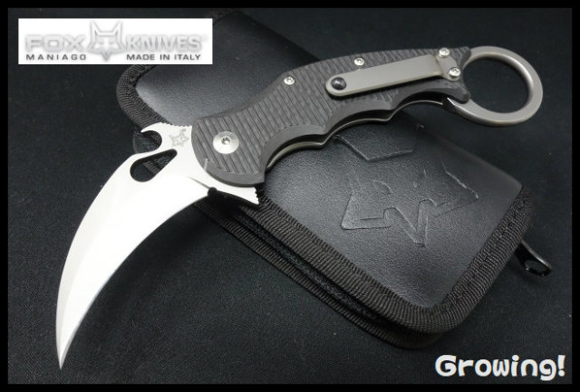 楽天市場】FOX KNIVES 折りたたみナイフ 479 カランビット