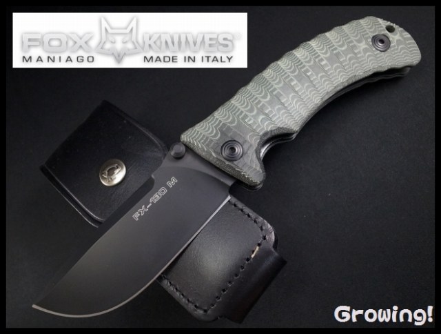 フォクスハンティングオリジナル ナイフショップ グローイング！□FOX KNIVES【フォックス・ナイブス