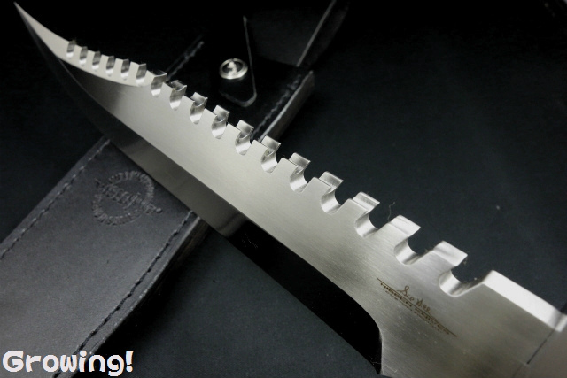 ギル・ヒブン サバイバーボウイ ソウバック付き ナイフ　　　　　　　　ランボー ナイフショップ グローイング！□Gil Hibben【ギル・ヒブン
