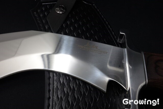 ★☆【雑貨・ナイフ】Hibben Knives Collection Series レガシーII ファイターナイフ 無反射鋼ブレード パッカーウッドハンドル/正規品☆★ Amazon.com: Gil Hibben Legacy Meat Cleaver Butcher Knife