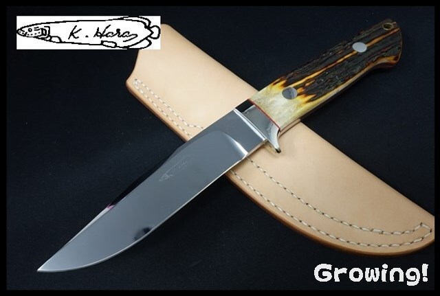 お買得】 K.hara K.HARA 原 ラブレスドロップ型ナイフ 幸治 原 幸治 K