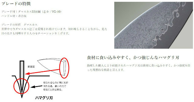 ナイフショップ グローイング！□MCUSTA【エムカスタ】□ 「三昧」包丁