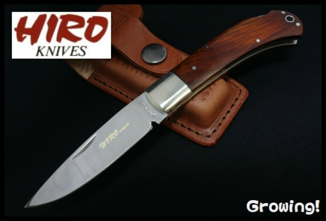 シマノ HIRO knife ヒロナイフ シース付き スタッグ ATS-34