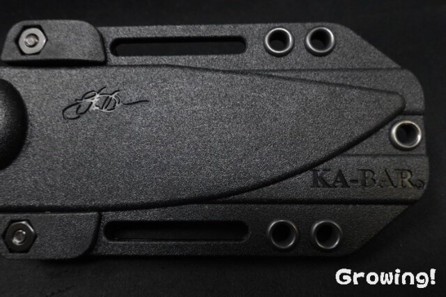 KA-BAR アウトドアナイフ Becker Black Harpoon ハープーン 固定刃 フルタング 樹脂製シース付属 BK18 [ ブラック ][bkr18bk] ナイフショップ グローイング！□KA-BAR【ケー・バー】□ ベッカー