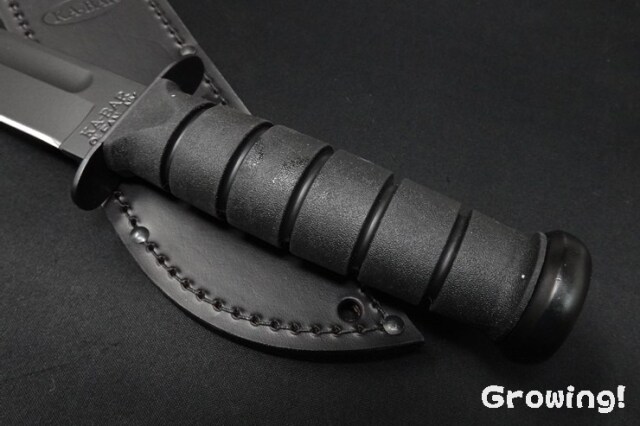 米軍放出品　USA KA-BAR  アウトドアナイフ　1211 KA-BAR 1211 Fighting/Utility Knife Black - Straight Edge