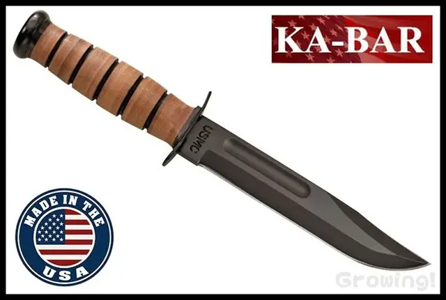 KA-BAR【ケー・バー】■ USMC ファイティング 7インチ サバイバル【1095カーボン】 1217 コンバット フィックスド アメリカ製 【配送料無料】